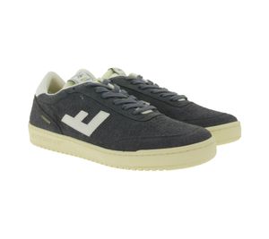 Sustainable FLAMINGOS LIFE Stadium Men's and Women's City Shoes, Vegan Low-Top Sneakers in Suede Look, Made in Spain, Gray