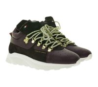 Sneakers alte da donna Duca del Cosma Stellar in pelle con soletta estraibile 255192-42 Bordeaux Suede