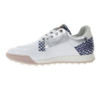 Zapatos de golf DUCA DEL COSMA Golf Vinci para mujer con sistema de calcetín impermeable, piel auténtica, deportivos, 110601-2138, blanco