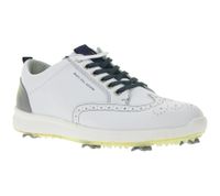 DUCA DEL COSMA Golf Heritage Herren Golf-Schuhe mit wasserdichtem Sockensystem Echtleder-Schuhe Sport-Schuhe 122292-00 Weiß