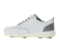 DUCA DEL COSMA Golf Heritage Herren Golf-Schuhe mit wasserdichtem Sockensystem Echtleder-Schuhe Sport-Schuhe 122292-00 Weiß