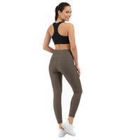 nachhaltige SLEEX Lightweights Soft Leggings Damen Sport-Hose mit flachen Nähten Trainings-Pants 44051 Blau, Braun, Schwarz oder Leo-Braun