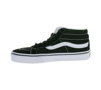 Sneakers da donna VANS SK-8 Mid Reissue in vera pelle, modello mid-top in stile old-school, scarpe da skate, suola waffle in gomma VN0A391F6BT Nero/Bianco