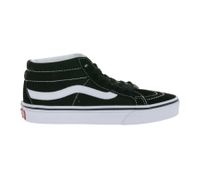 Sneakers da donna VANS SK-8 Mid Reissue in vera pelle, modello mid-top in stile old-school, scarpe da skate, suola waffle in gomma VN0A391F6BT Nero/Bianco