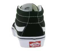 Sneakers da donna VANS SK-8 Mid Reissue in vera pelle, modello mid-top in stile old-school, scarpe da skate, suola waffle in gomma VN0A391F6BT Nero/Bianco