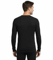 Lot de 3 sous-vêtements thermiques manches longues TOPTEX PRO pour homme, avec technologie ThermoTherm, certifiés OEKO-TEX Standard 100, bleu marine ou noir