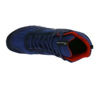 Scarpe antinfortunistiche GARSPORT Monza 2.0 Mid 1 S1PS da uomo e da donna con suola in gomma Michelin Heritage EVA/HRO, stivali da lavoro in vera pelle, GDS1090023 2426 Blu