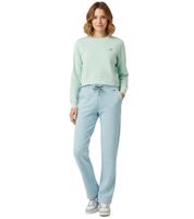 Comfortable KangaROOS women's jogging pants with side pockets, cotton sweatpants, blue