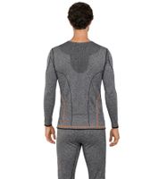 3-Pack Value Pack: Practical TOPTEX PRO Men's Functional Shirt with HydroTherm Short Sleeve, Sports Shirt with OEKO-TEX Standard 100, Work Shirt, Heathered Blue or Gray