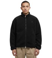 NIKE Jordan Flight Mountainside Men's Fleece Jacket with Stand-Up Collar, Faux Fur Jacket, Transitional Jacket FV7448-010 Black