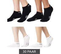 30 Paar umbro Herren und Damen Sport Socks Sneaker-Socken Strümpfe Oeko-Tex Standard 100 in Schwarz oder Weiß