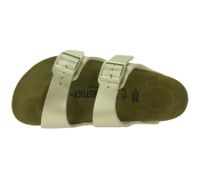 BIRKENSTOCK Arizona BS Damen moderne Pantoletten aus Leder Normale Weite 1016110 Sommer- & Haus-Schuhe Gold