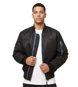 ALPHA INDUSTRIES x zəяo si:x nœf MA-1, bomber da uomo in classico design militare, stile streetwear, giacca autunnale 148151, nero