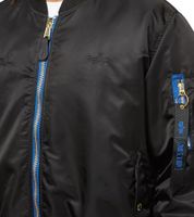 ALPHA INDUSTRIES x zəяo si:x nœf MA-1, bomber da uomo in classico design militare, stile streetwear, giacca autunnale 148151, nero