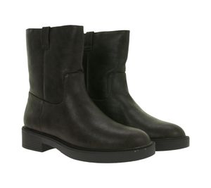 Stivaletti slip-on da donna testurizzati, stivali invernali 936820, marrone scuro