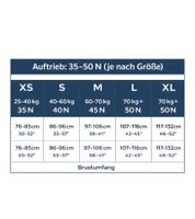 Spinlock Foil PFD Schwimm-Weste mit 35–50N Auftriebshilfe Schutzweste Sicherheits-Weste Wassersport DW-BA/FBG Schwarz