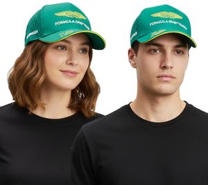 Formula 1 Lance Stroll Aston Martin F1 BOSS Baseball-Cap Saison 2024 Fan-Cap Snapback 701229248 001 Grün