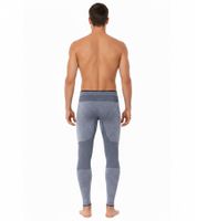 Leggings/mutande lunghe funzionali da uomo TOPTEX PRO traspiranti con certificazione OEKO-TEX Standard 100, blu melange o blu navy