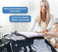 thermoregulierendes SCHLAFMEISTER Dormouse Kleinkinder Kopf-Kissen Visco-Schaum-Kissen OEKO-TEX zertifiziert 45x30x8cm Weiß