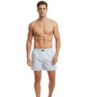 Confezione da 3 boxer da uomo TRUE Style Classic, pantaloncini in cotone sostenibile 8975684 Blu/Bianco a righe/quadri