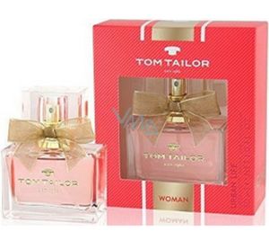 berauschendes TOM TAILOR Urban Life Damen Eau de Parfum verführerisches Parfüm 30ml Rot/Weiß/Gold