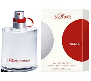 sinnliches s.Oliver Damen Eau de Toilette fruchtiges Parfüm Körperspray 30ml Rot/Weiß