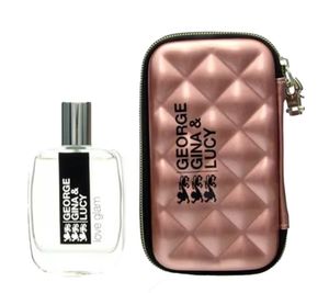 blumiges GEORGE GINA & LUCY Damen Eau de Toilette fruchtiges Parfüm mit Etui 50ml Metallic Altrosa