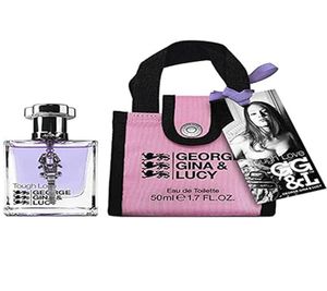 außergewöhnliches GEORGE GINA & LUCY Tough Love Damen Eau de Toilette fruchtiges Parfüm mit Tasche 50ml Pink