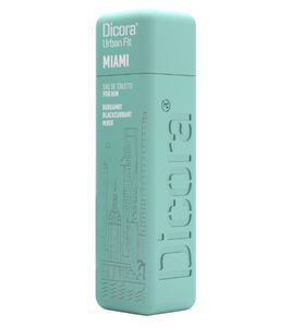 Frisches Dicora Urban Fit Miami Herren Eau de Toilette Parfum mit Moschus & Beeren Körper-Duft 30ml Minz-Grün