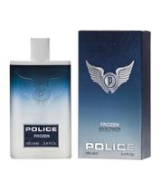 POLICE Frozen Eau de Toilette para Hombre, Fragancia Corporal Fresca y Amaderada, 100 ml, Azul/Blanco