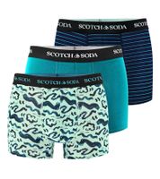 12-Pack SCOTCH & SODA Men's Boxer Shorts with Cotton Stretch Underwear SSSP25M166645 Blue, Multicolor, Black, Red