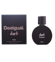 Desigual Dark Man Eau de Toilette, Fragancia Corporal Oriental-Especiada, 50 ml, Color Negro