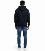 Pullover da uomo U.S. SPORT AMERICA con o senza cappuccio e logo - Felpa con cappuccio in cotone - Maglione estivo - Grigio, Blu o Nero