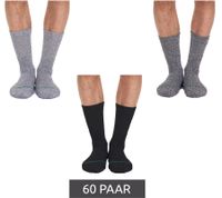 60 Paar primair socks. nachhaltige Freizeit-Socken Baumwoll-Socken lange Strick-Socken 53200 Schwarz/Weiß/Hellgrau/Dunkelgrau