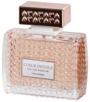 Linn Young Coeur Frivole Eau de Parfum Femme, Parfum Floral-Sucré, Pochette Cadeau Décorative Incluse, 100 ml, Rose