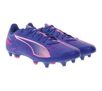 Chaussures de football PUMA ULTRA 5 PLAY MxSG colorées avec crampons métalliques fixes. Chaussures d'entraînement, chaussures de sport, chaussures à lacets, accessoires de fitness. 107904 Vert fluo/Bleu ou Violet/Rose