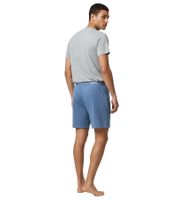Pijama corto ligero de dos piezas de algodón para hombre de SCOTCH & SODA, SSSP25M389721-410, gris/azul marino