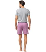 Ensemble shorty 2 pièces léger SCOTCH & SODA pour homme, en coton, disponible en bleu clair ou gris/bordeaux clair