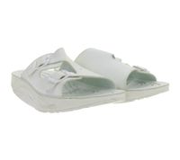 Sandalias HSM para mujer con efecto roll-on, automontables, plantilla de gel antibacteriano, de segunda calidad, color blanco