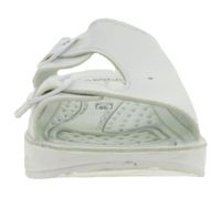 Sandalias HSM para mujer con efecto roll-on, automontables, plantilla de gel antibacteriano, de segunda calidad, color blanco