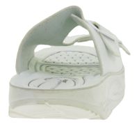 Sandalias HSM para mujer con efecto roll-on, automontables, plantilla de gel antibacteriano, de segunda calidad, color blanco