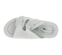 Sandalias HSM para mujer con efecto roll-on, automontables, plantilla de gel antibacteriano, de segunda calidad, color blanco