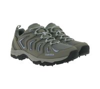 Waterproof TREKSTA Spike Low Women's Hiking Shoes/Trekking Shoes with Gore-Tex and Removable Footbed, Gray