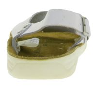 Sandalias de trabajo antideslizantes HSM para mujer, compatibles con ESD, de piel auténtica, con protección SRA, tipo mules, calzado profesional, de segunda mano, de grado B, calzado médico, color blanco.