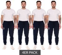 4-Pack CAMP DAVID Men's Cotton-Blend Jogging Pants, Sweatpants, Training Pants 428251 2301 Dark Blue
