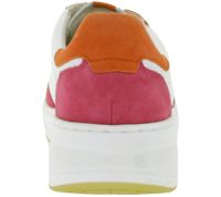 Stylish CAPRICE women's sneakers with high-quality leather - CAP Climo FB in simple white or white/multicolored layered look