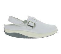 Zuecos de trabajo antideslizantes HSM para hombre, con protección ESD, de piel auténtica, clase de protección SRA, calzado de trabajo, segunda mano, grado B, calzado médico, color blanco.