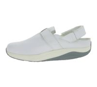 Zuecos de trabajo antideslizantes HSM para hombre, con protección ESD, de piel auténtica, clase de protección SRA, calzado de trabajo, segunda mano, grado B, calzado médico, color blanco.