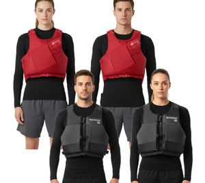 Spinlock Buoyancy Aid with 35-50N Buoyancy Aid - Protective Vest, Safety Vest, Watersports Sailing Vest for Dinghies, Kayaks & Canoes, Wing SUP DW-BA Red or Foil PFD Black