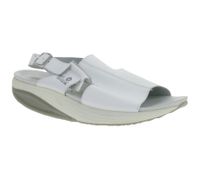 Sandalias de trabajo antideslizantes HSM para hombre, de piel auténtica y con protección ESD, con clase de protección SRA, calzado de trabajo, de segunda mano, de grado B, calzado médico, color blanco.